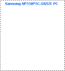 Text Box:     Samsung NP550P5C-S02US  PC 